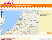 Tablet Screenshot of creatiefnetwerk.nl